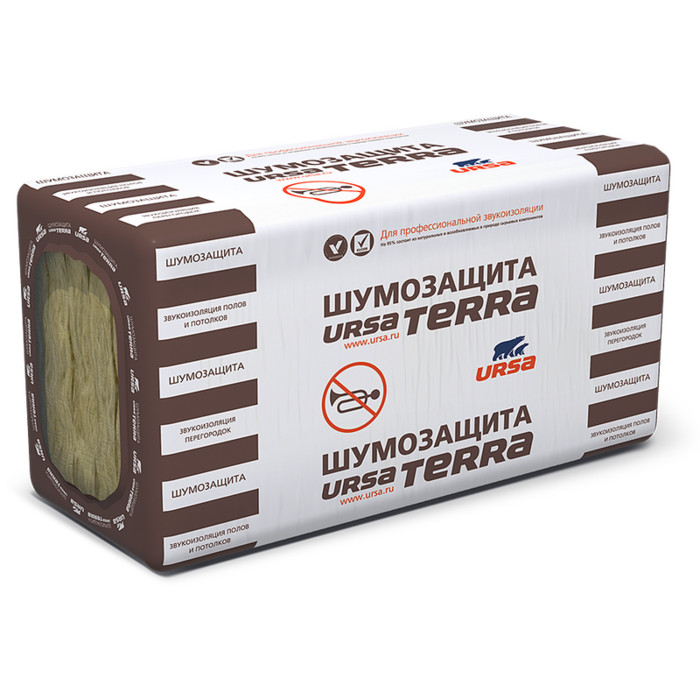 Утеплитель Урса Terra шумозащита 50х610х1250