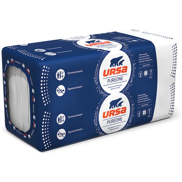 Утеплитель Урса Pureone 34 PN 50х610х1250